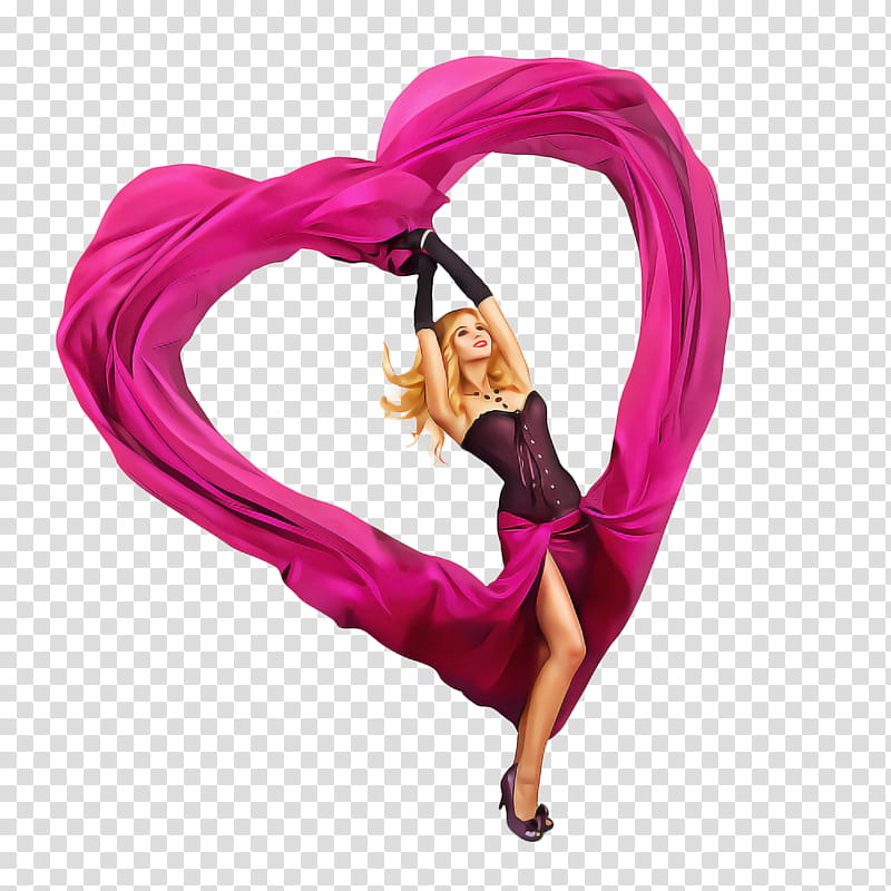 pink performance violet performing arts acrobatics, Magenta, Textile, Event, Rope rhythmic Gymnastics transparent background PNG clipart