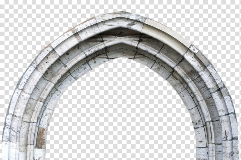 Romanesque, arch gray wooden frame transparent background PNG clipart