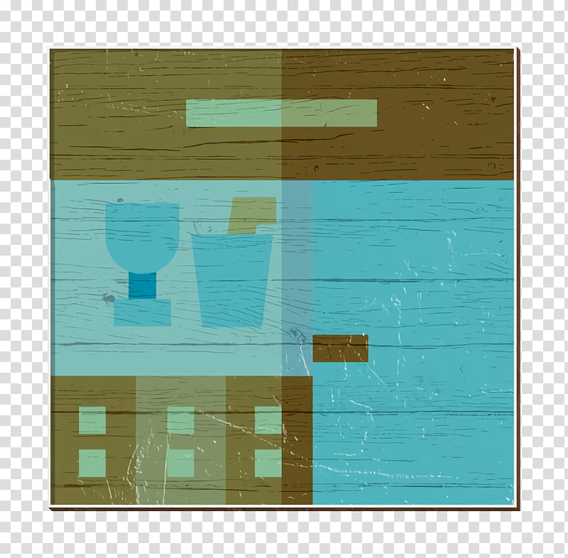 Architecture and city icon Urban Building icon Bar icon, Turquoise, Green, Aqua, Teal, Rectangle, Room, Square transparent background PNG clipart