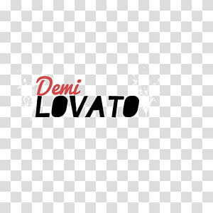 Texto de Demi Lovato transparent background PNG clipart thumbnail