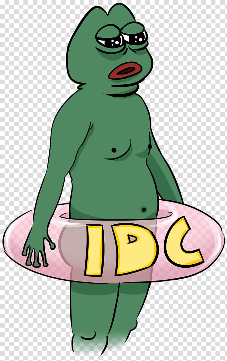 I Don t Care Pepe transparent background PNG clipart
