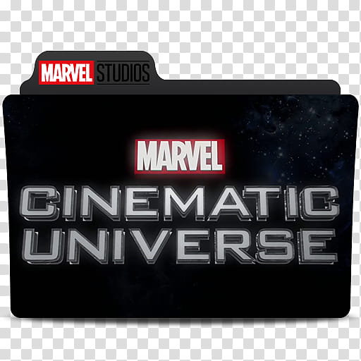 MARVEL Cinematic Universe Folder Icons Phase One, mcu, Marvel Cinematic Universe text overlay transparent background PNG clipart