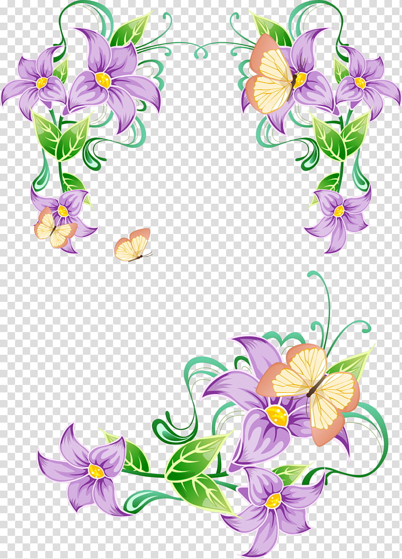 Purple Watercolor Flower, Butterfly, Floral Design, Frames, Watercolor Painting, Violet, Lilac, Cut Flowers transparent background PNG clipart