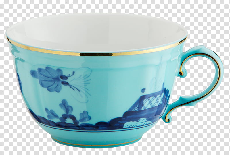 Teacup Cup, Richard Ginori 1735 Spa, Saucer, Doccia Porcelain, Tea Set, Tableware, Salada, Drinkware transparent background PNG clipart