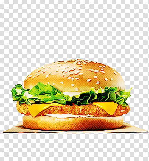 Hamburger, Food, Fast Food, Junk Food, Cheeseburger, Original Chicken Sandwich, Veggie Burger, Burger King Grilled Chicken Sandwiches transparent background PNG clipart