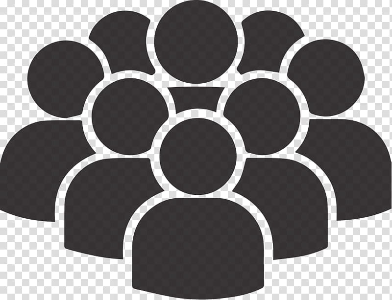 Circle, Crowd, Audience, Blackandwhite transparent background PNG clipart
