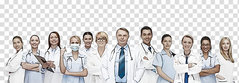 social group team health care provider uniform physician, Service, Nursing, Medical Assistant, Nurse transparent background PNG clipart