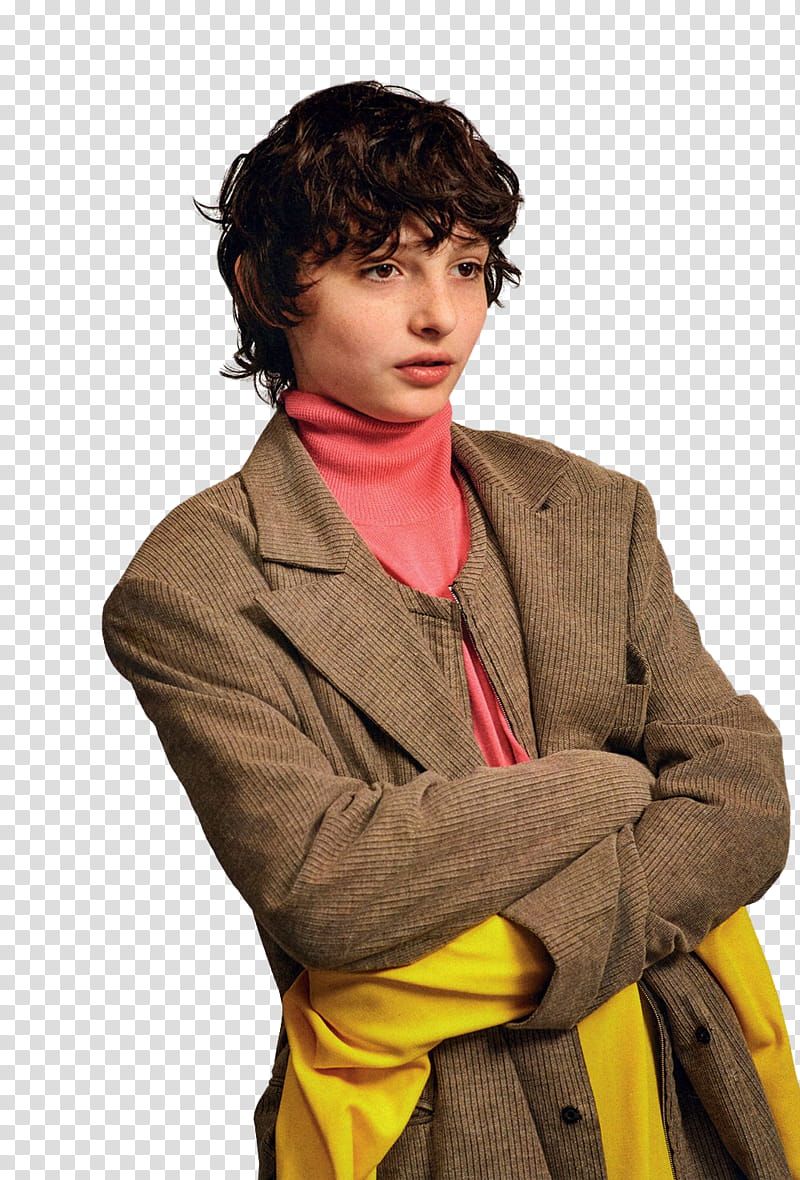 Finn Wolfhard, confident () transparent background PNG clipart