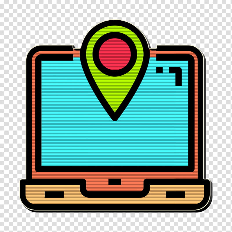 Maps and location icon Laptop icon Logistic icon, Mobile Phone Case, Line, Technology transparent background PNG clipart