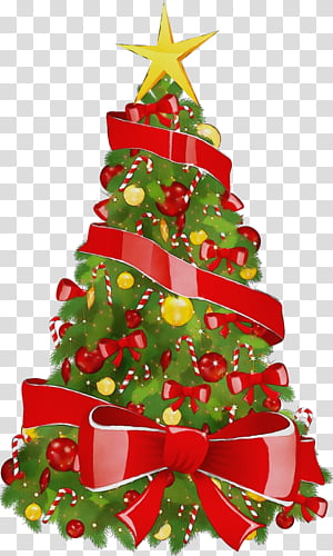 Christmas tree, Watercolor, Paint, Wet Ink, Christmas Decoration, Christmas Ornament, Christmas 
, Holiday Ornament transparent background PNG clipart thumbnail