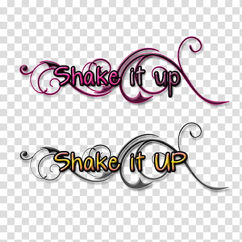 Textos, shake it up with text overlay transparent background PNG clipart
