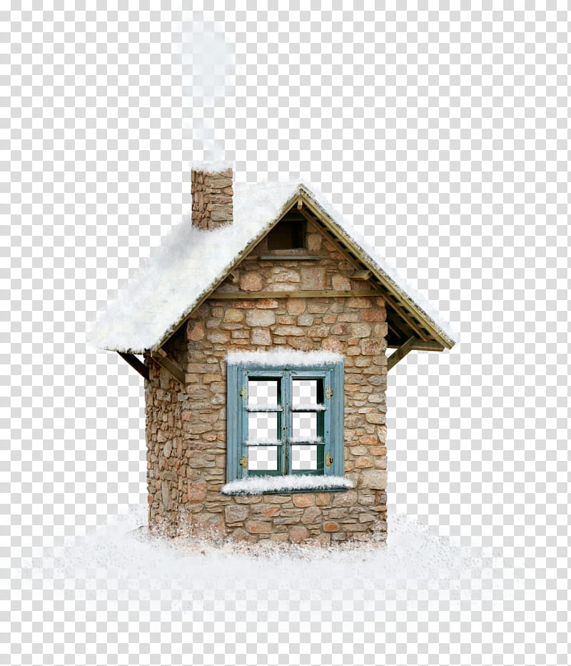 Snow Day, House, Christmas Day, Television, Painting, Cottage, Building, Home transparent background PNG clipart