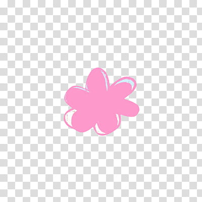 Shoujo, pink flower art transparent background PNG clipart