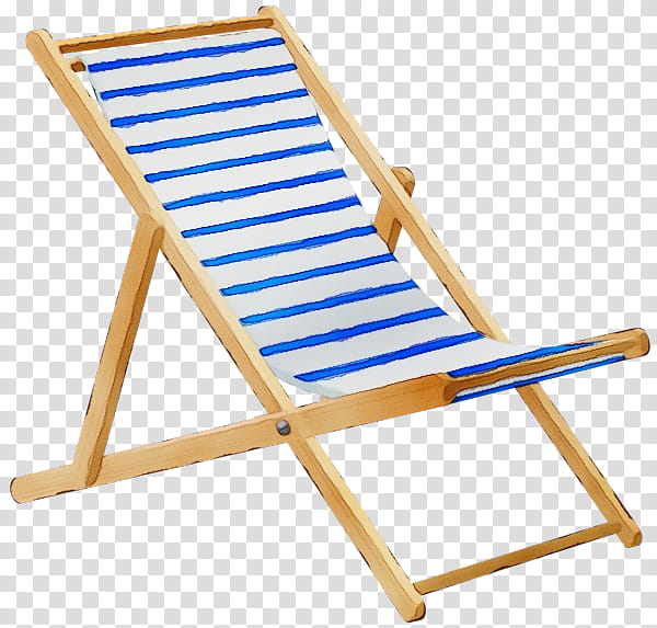 Beach, Watercolor, Paint, Wet Ink, Chair, Deckchair, Chaise Longue, Seat transparent background PNG clipart