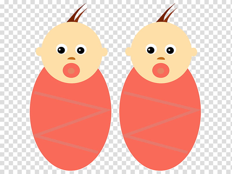 Orange, Twin, Eeneiige Tweeling, Fertilisation, Infant, Groep 4, Cartoon, Footwear transparent background PNG clipart