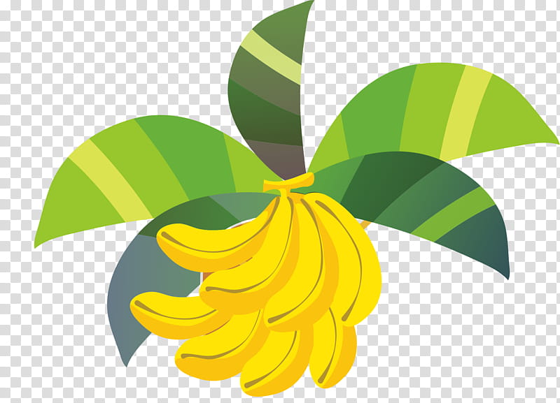 Banana Leaf, Painting, Drawing, Painter, Poster, Cartoon, Creative Work, Yellow transparent background PNG clipart