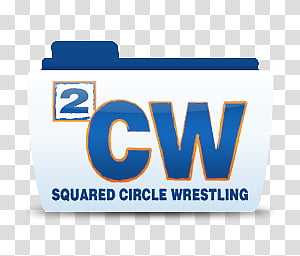 Colorflow Wrestling Folders, 2CW Squared Circle Wrestling folder icon transparent background PNG clipart thumbnail