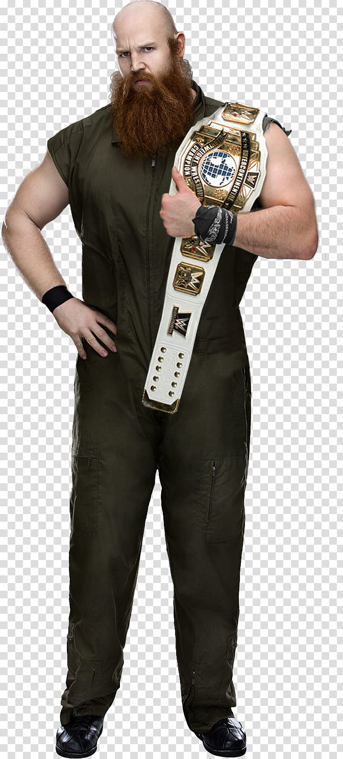 Erick Rowan Intercontinental Champion Render transparent background PNG clipart