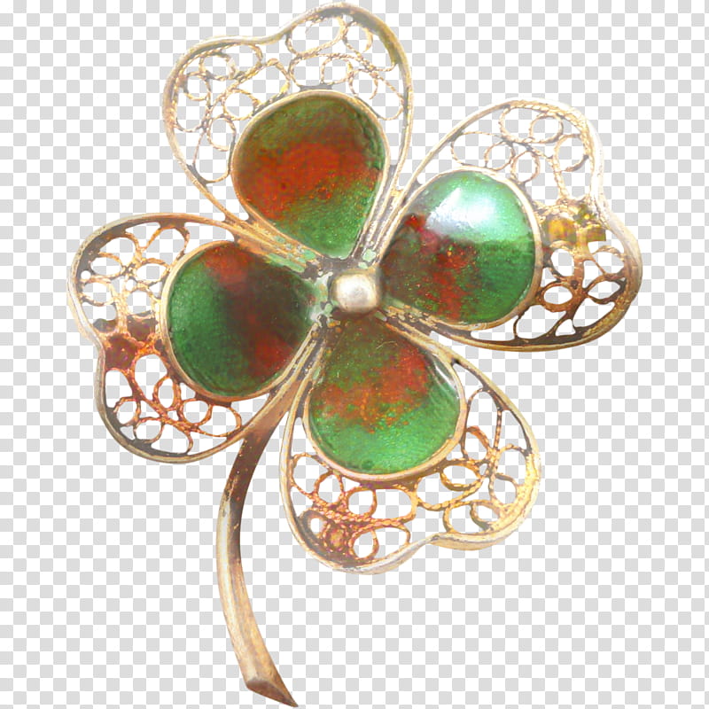 Green Leaf, Brooch, Rhinestone, Vitreous Enamel, Emerald, Lapel Pin, Jewellery, Filigree transparent background PNG clipart