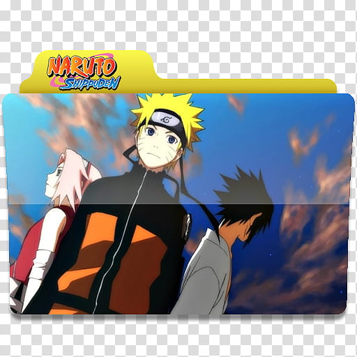 Top Anime Folder Icon, Naruto Shippuden icon, png