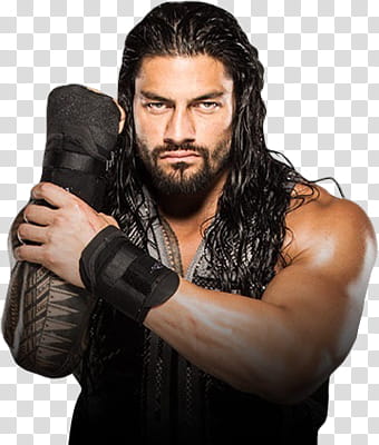 Roman Reigns Superman Punch Pose transparent background PNG clipart