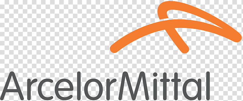 Orange, Arcelormittal, Logo, Mittal Steel Company, Industry, Lakshmi Mittal, Text, Line transparent background PNG clipart