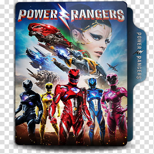 Movies  Folder Icon , Power Rangers transparent background PNG clipart