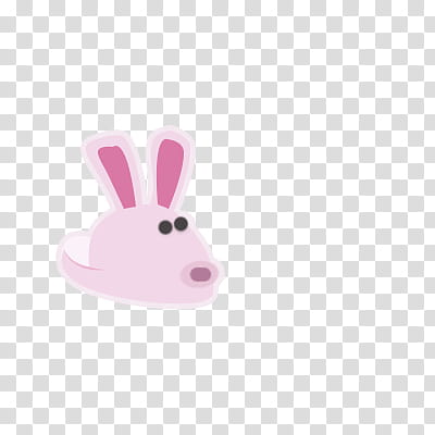 nes, pink rabbit slipper illustration transparent background PNG clipart