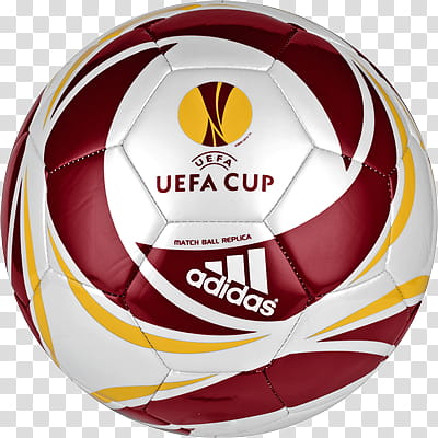 world Cup League Icons balls, UEFA EUROPA LEAGUE CAPITANO, red, yellow, and white adidas UEFA Cup volleyball transparent background PNG clipart