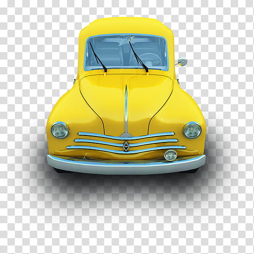 Archigraphs Cars II Icons, Fiat-Archigraphs_x, yellow car transparent background PNG clipart