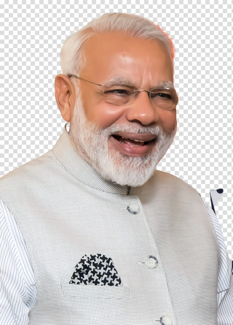 Narendra Modi, India, Moustache, Beard, Visual Perception, Elder, Neck, Facial Hair transparent background PNG clipart