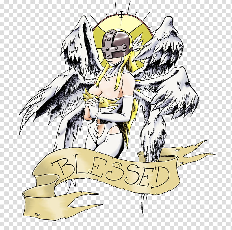 Angewomon Tattoo transparent background PNG clipart