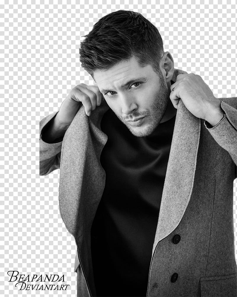 Jensen Ackles, man wearing blazer transparent background PNG clipart