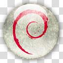 Human O Grunge, debian icon transparent background PNG clipart