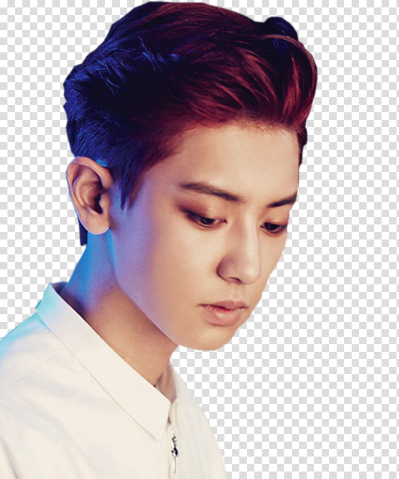 EXO Overdose, men wearing white collared top transparent background PNG clipart