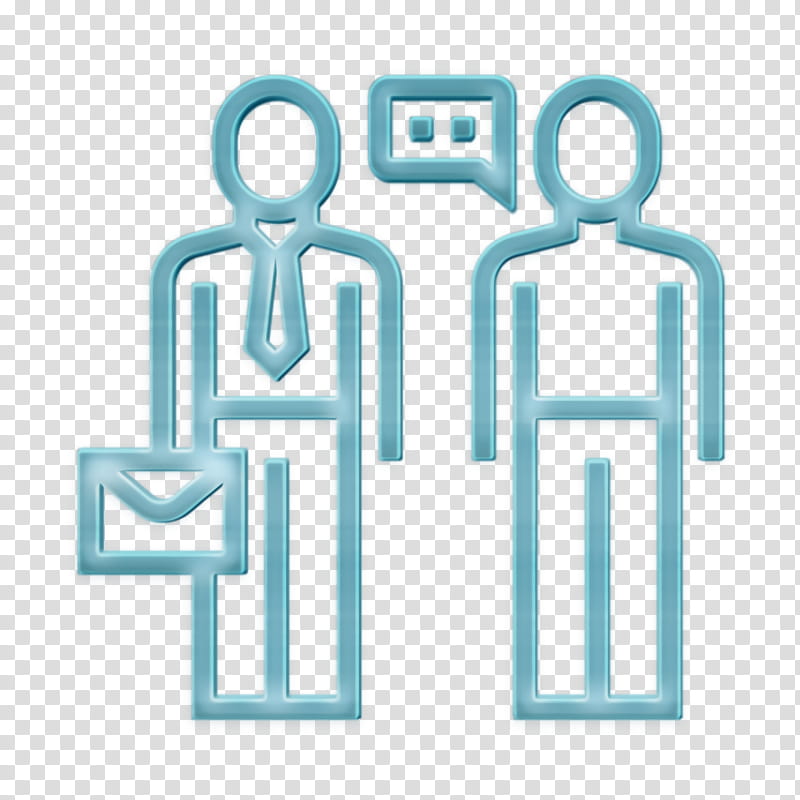 Salesman icon Insurance icon, Text, Line transparent background PNG clipart