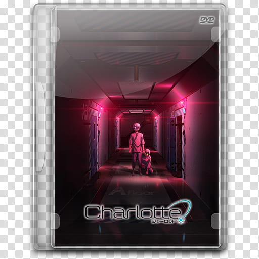 Summer  Anime TV DVD Style Icon , Charlotte, Charlotte DVD case transparent background PNG clipart