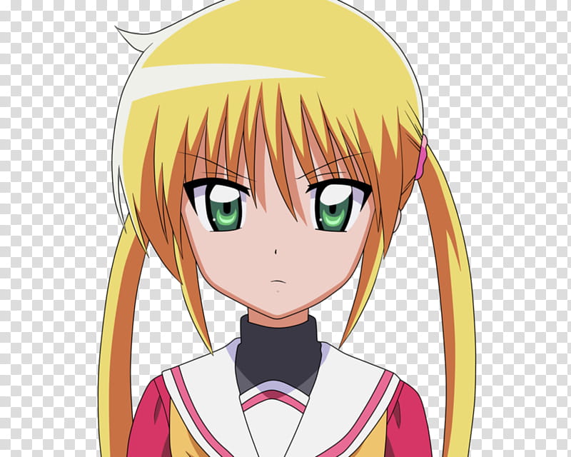 Sanzenin Nagi, gold-haired female anime character transparent background PNG clipart