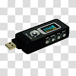 Some media audio icons, , black USN flash drive illustration transparent background PNG clipart