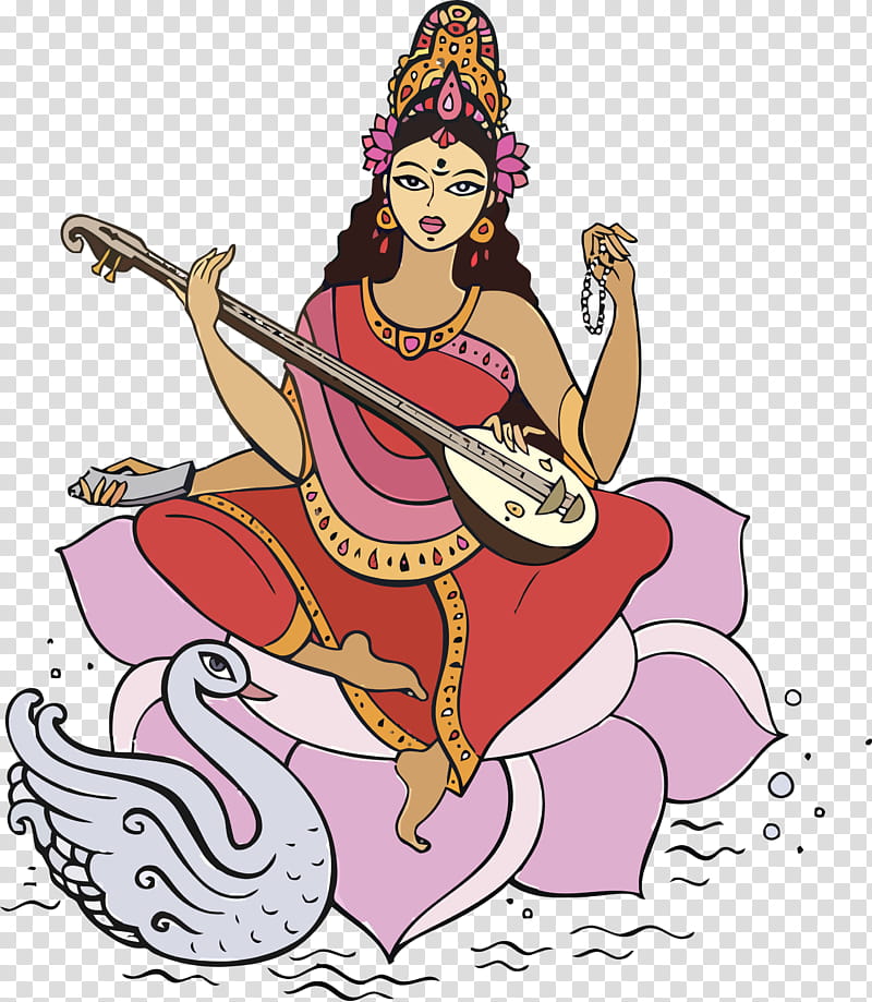 Vasant Panchami Basant Panchami Saraswati Puja, Mythology transparent background PNG clipart