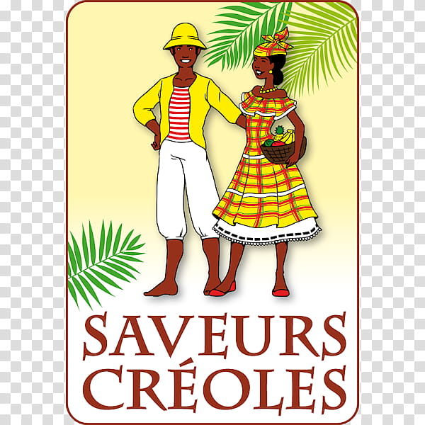 Caribbean Cuisine Yellow, Creole Language, Creole Peoples, Crioulo Da Martinica, Cajuns, Text, Dress, Area transparent background PNG clipart
