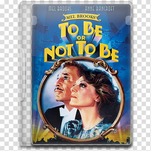 Movie Icon Mega , To Be or Not to Be, To Be Or Not To Be DVD cover transparent background PNG clipart