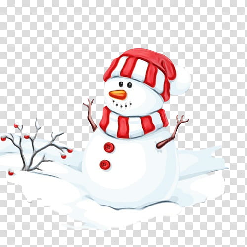 Snowman, Watercolor, Paint, Wet Ink, Winter
, Christmas transparent background PNG clipart