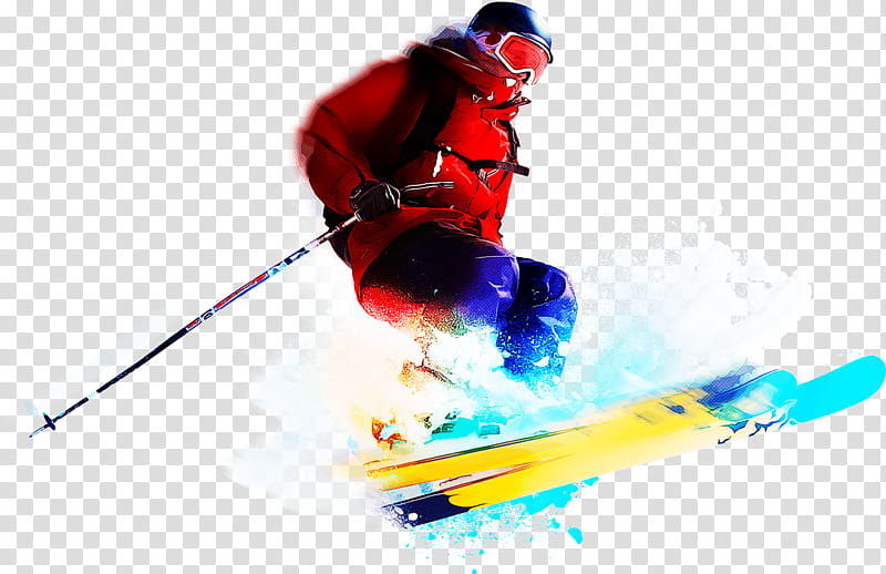 skier ski freestyle skiing skiing ski pole, Alpine Skiing, Ski Boot, Ski Binding, Ski Equipment, Winter Sport transparent background PNG clipart