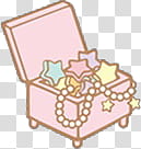 Iconos Little Twin Stars, star treasure box art transparent background PNG clipart