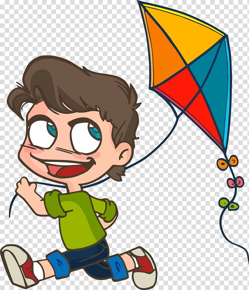 Makar Sankranti Maghi Bhogi, Kite Flying, Cartoon, Fun, Pleased, Parachute, Happy transparent background PNG clipart