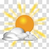 WSI Weather Icons As Seen on TV, Mostly_Sunny transparent background PNG clipart