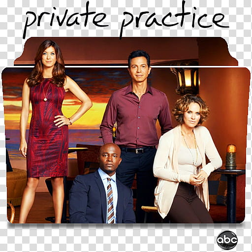 Private Practice series and season folder icons, Private Practice ( transparent background PNG clipart