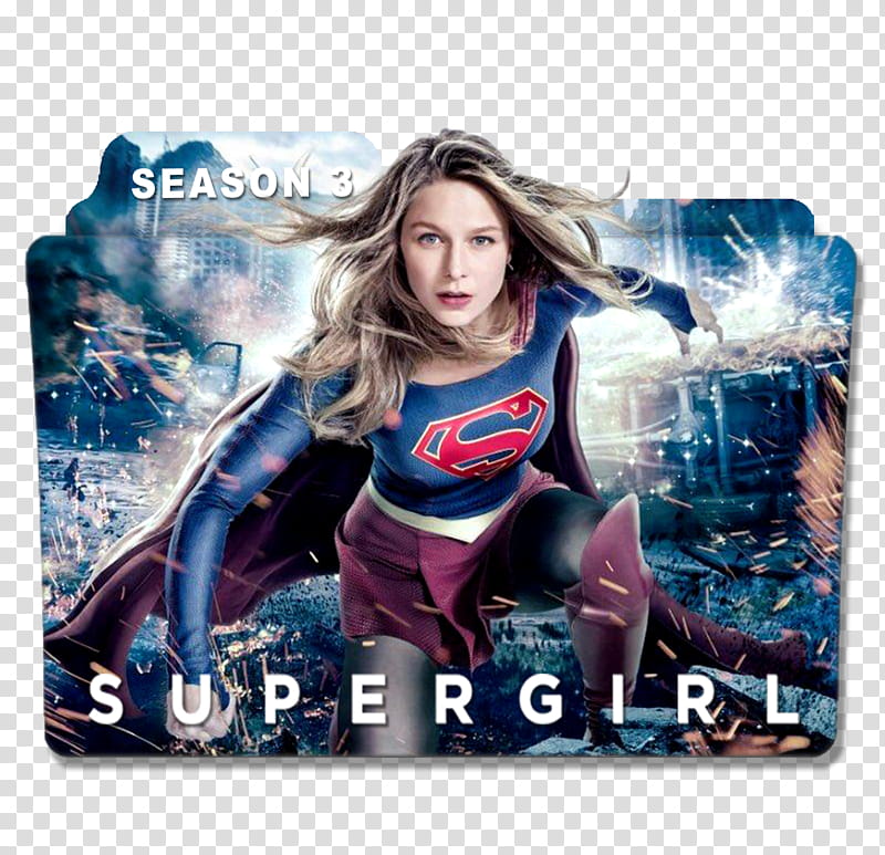 Supergirl Serie Folders, Supergirl Season  folder icon transparent background PNG clipart