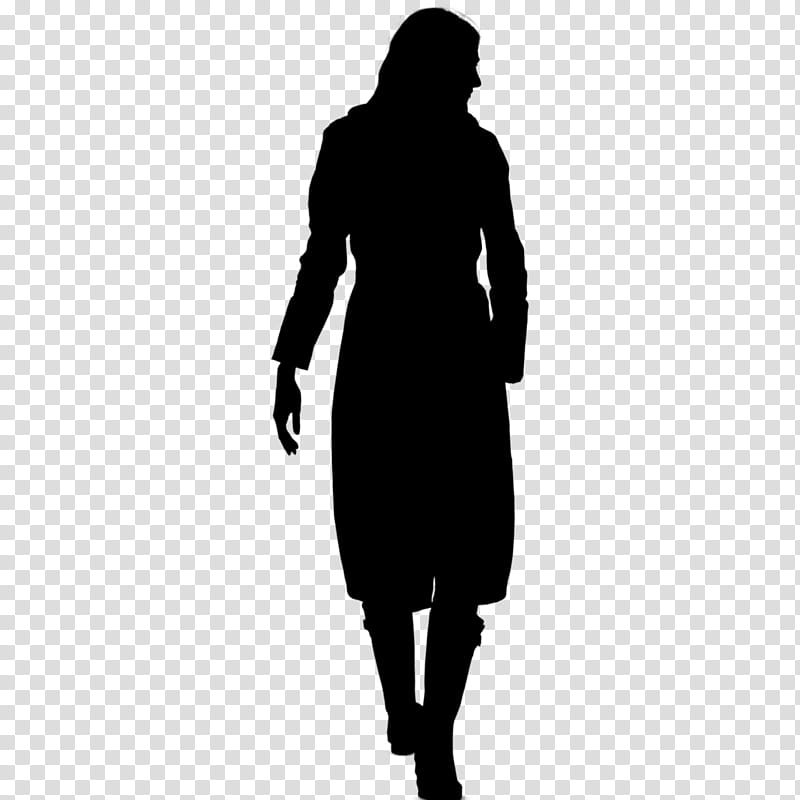 Coat, Human, Sleeve, Shoulder, Silhouette, Behavior, Outerwear, Black M transparent background PNG clipart